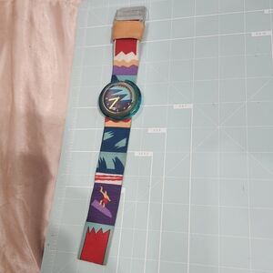 1990 POP Swatch Surfer Design Watch.